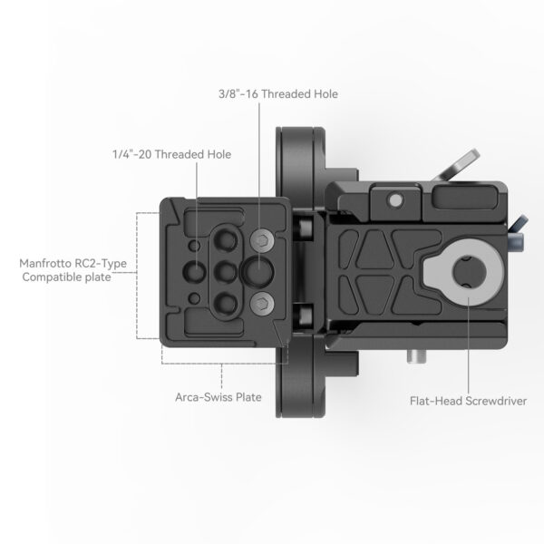 SmallRig Rotatable Horizontal-to-Vertical Mount Plate Kit for Nikon Specific Z Series Cameras 4306 - Image 6