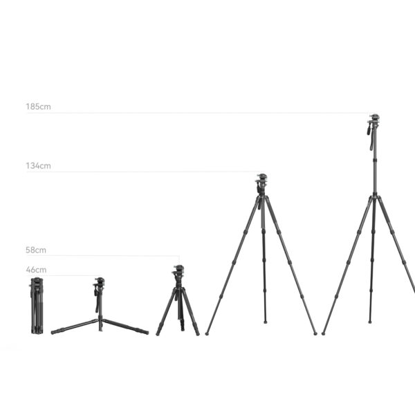 SmallRig FreeBlazer Aluminum Alloy Video Tripod CT195 4307 - Image 9