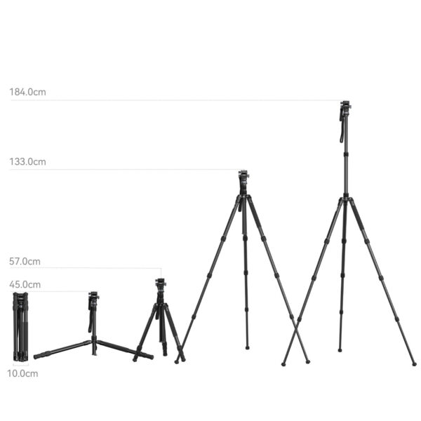 SmallRig FreeBlazer Aluminum Alloy Video Tripod CT190 4319 - Image 7