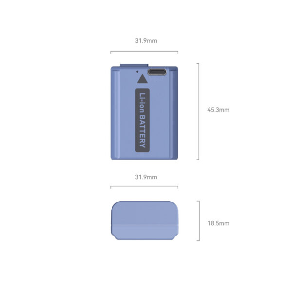 SmallRig NP-FW50 USB-C Rechargeable Camera Battery 4330 - Image 5
