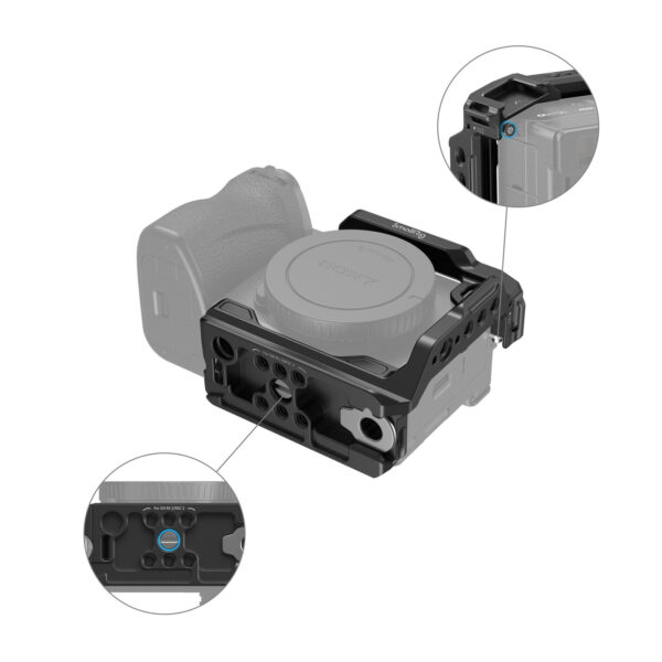SmallRig Half Cage for Sony Alpha 6700 / 6600 / 6500 / 6400 4337 - Image 5