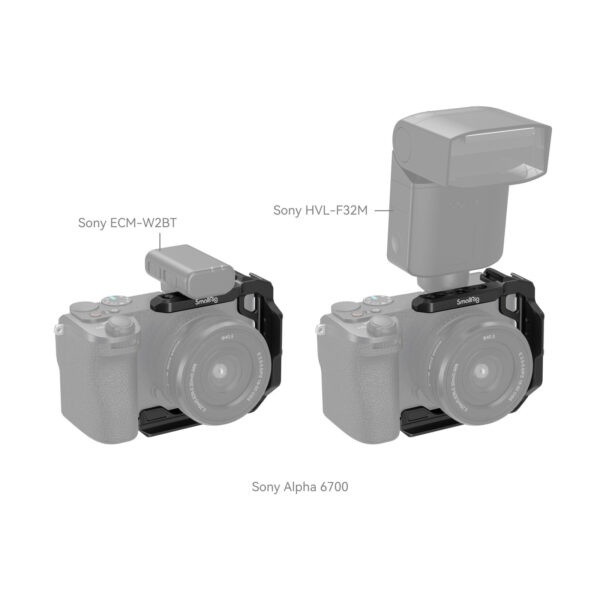 SmallRig Half Cage for Sony Alpha 6700 / 6600 / 6500 / 6400 4337 - Image 6
