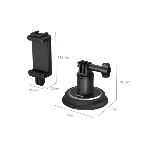 SmallRig Suction Cup Mounting Support for Action Cameras 4347 - Image 2