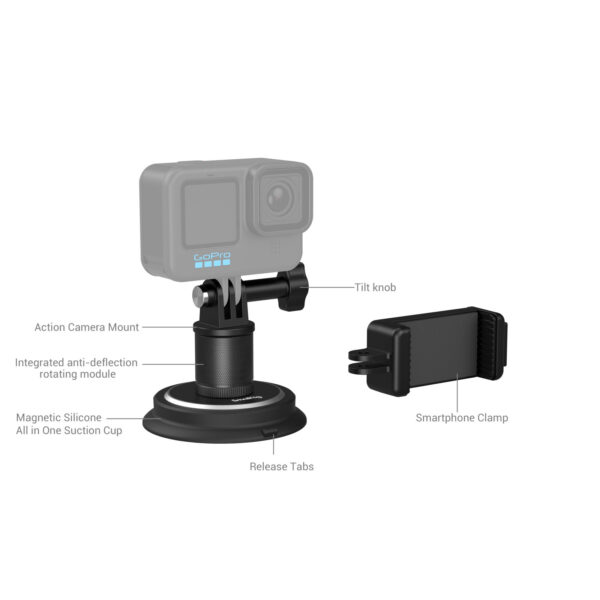 SmallRig Suction Cup Mounting Support for Action Cameras 4347 - Image 5