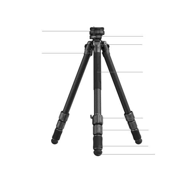 SmallRig FreeRover Carbon Fiber Photo Tripod Kit AP-100 4353 - Image 5