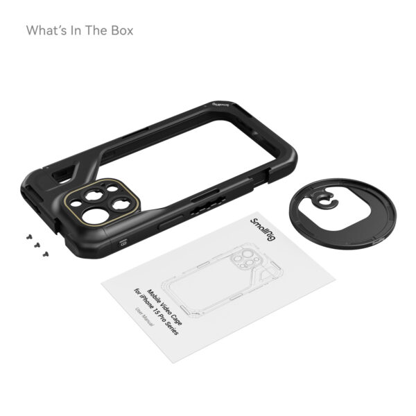 SmallRig Mobile Video Cage for iPhone 15 Pro Max 4391B - Image 8