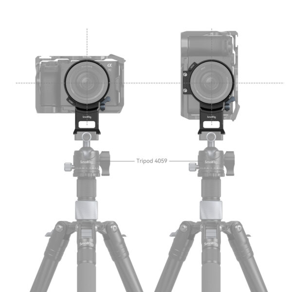 SmallRig Horizontal-to-Vertical Mount Plate for Sony Alpha 7C II / Alpha 7CR 4424 - Image 2
