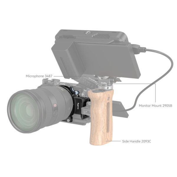 SmallRig Horizontal-to-Vertical Mount Plate for Sony Alpha 7C II / Alpha 7CR 4424 - Image 7