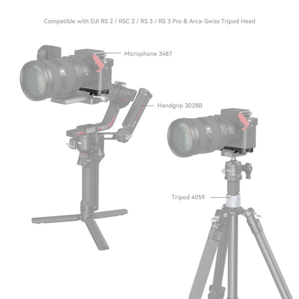 SmallRig Bottom Mount Plate for Sony Alpha 7C II / Alpha 7CR 4438 - Image 5