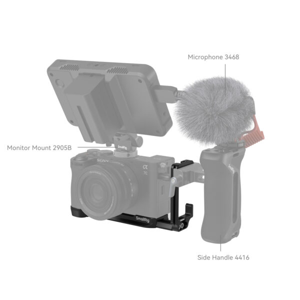 SmallRig L-Bracket for Sony Alpha 7C II / Alpha 7CR 4569 - Image 5