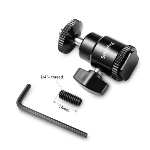 SmallRig Cold Shoe to 1/4"-20 Screw Adapter Support 761 - Image 2