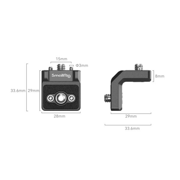 SmallRig x LensVid mini L-Shaped Mount Plate Kit MD4360 - Image 4