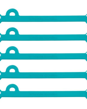 Wooden Camera - Cine Mag Ties - Teal - 105mm - Pack of 5