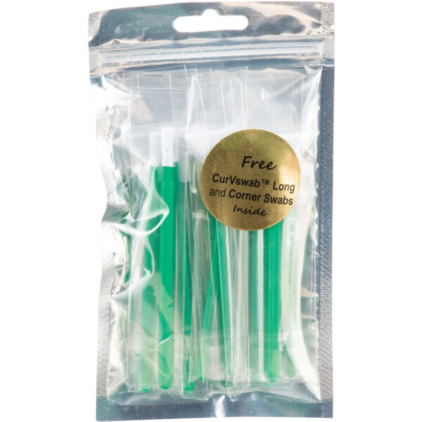 VisibleDust Green Ultra MXD-100 1.0x Vswabs (12 Pack) with bonus CurVswab and Corner Swabs - Image 2