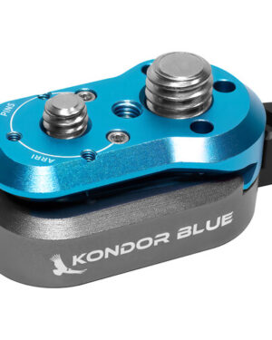 Kondor Blue Mini Lock Quick Release Plates for Professional Camera Workflows (Kondor Blue)