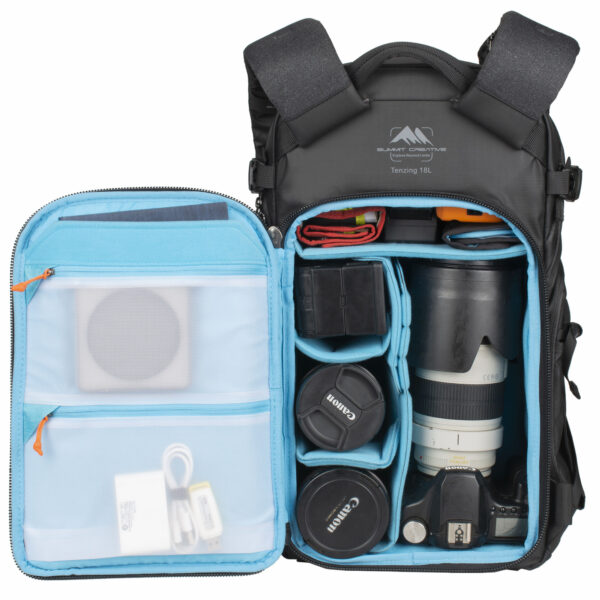 Summit Creative Small Camera Backpack Tenzing 18L (Black) - Image 10