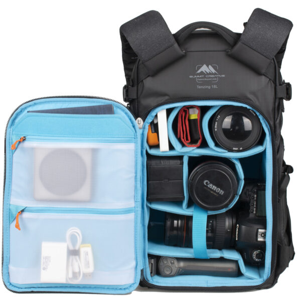 Summit Creative Small Camera Backpack Tenzing 18L (Black) - Image 9