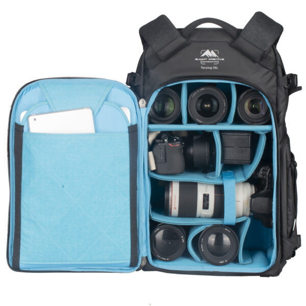 Summit Creative Large Camera Backpack Tenzing 35L (Orange) - Image 10