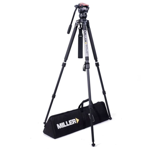 Miller 4027 Versa CXV2 Solo-Q 75 2-STG (Carbon Fibre) Tripod System with Bag