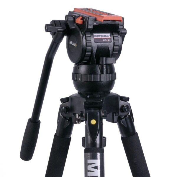 Miller 4030 Versa CXV2 Solo-Q 75 3-STG (Carbon Fibre) Tripod System with Bag - Image 4