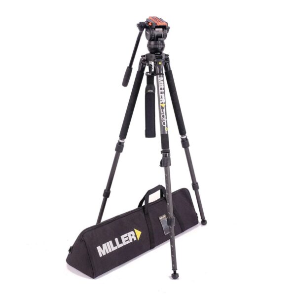 Miller 4057 Versa CXV6 Solo-Q 75 2-STG (Carbon Fibre) Tripod System with Bag - Image 2