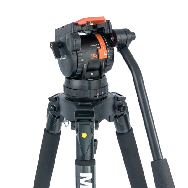 Miller Versa 4117 CXV10 Solo-Q 100 2-STG (Carbon Fibre) Tripod System With Bag - Image 2