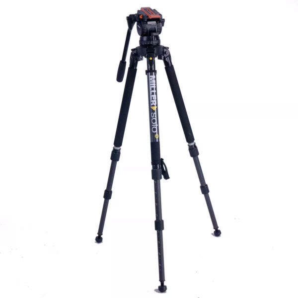 Miller Versa 4147 CXV14 Solo-Q 100 2-STG (Carbon Fibre) Tripod System with Bag - Image 4