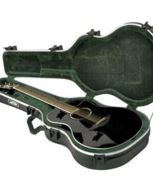 SKB 1SKB-30 Thin-line Acoustic Electric Classical Deluxe Guitar Hard Case - Black