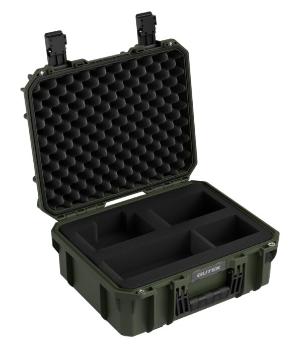 Gutek Tortoise T-230 OD Green Protective Case - Image 6