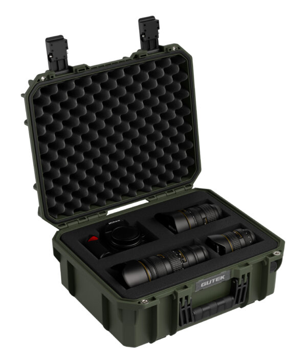 Gutek Tortoise T-230 OD Green Protective Case - Image 7