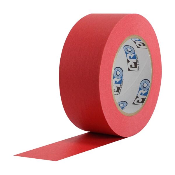 Pro Tapes Pro 46 Red Colored Crepe Paper Masking Tape 50mm x 54m with 75mm core