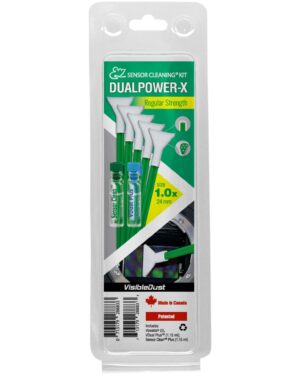 VisibleDust EZ Sensor Cleaning Kit DUALPOWER-X Regular Strength MXD-100 1.0x Green Vswabs