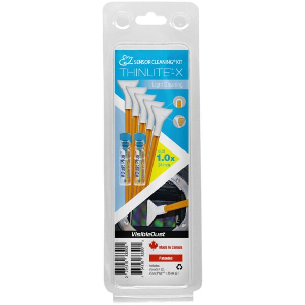 VisibleDust EZ Sensor Cleaning Kit THINLITE-X Light Cleaning Orange DHAP 1.0x Vswabs
