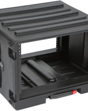 SKB 1SKB-R6UW 6U Space Rack Stacks With Roto Racks, Wheels, And Handle