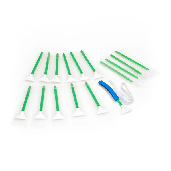 VisibleDust Green Ultra MXD-100 1.0x Vswabs (12 Pack) with bonus CurVswab and Corner Swabs