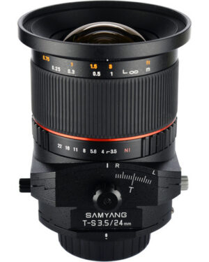 Samyang 24mm F3.5 Tilt & Shift ED AS UMC Sony FE Full Frame Camera Lens