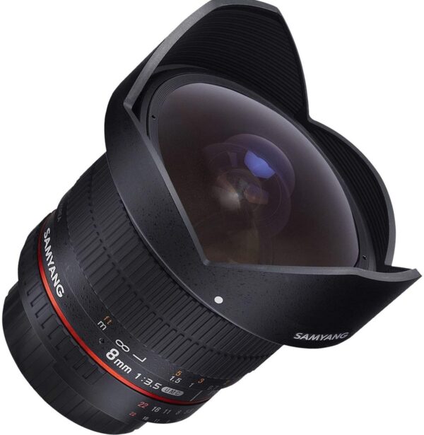Samyang 8mm F3.5 UMC II Fisheye Canon EF Camera Lens - Image 2