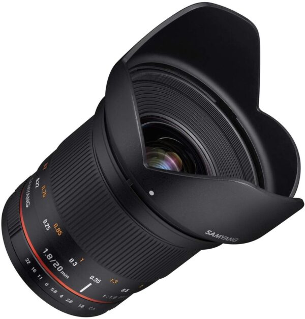 Samyang 20mm F1.8 UMC II Nikon AE Full Frame Camera Lens - Image 2