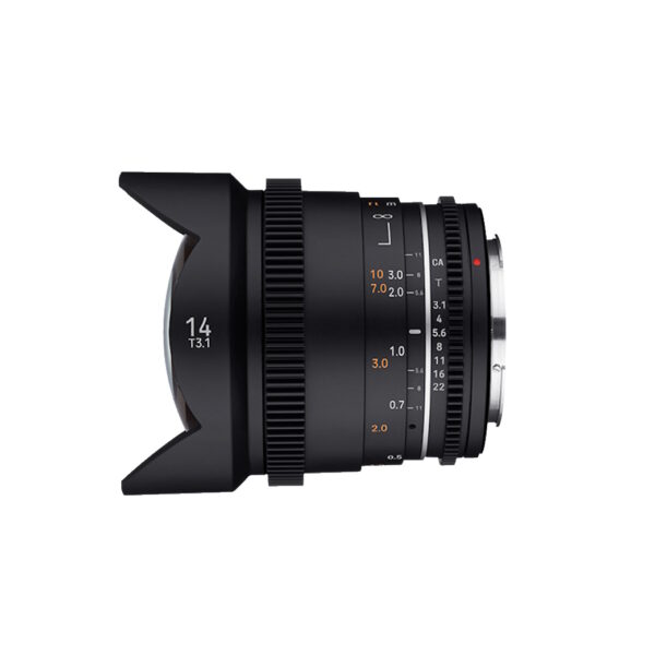Samyang 14mm T3.1 MK2 Canon EF Full Frame VDSLR/Cine Lens - Image 3