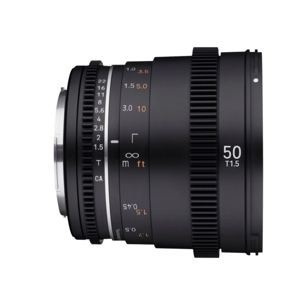 Samyang 50mm T1.5 MK2 Canon EF Full Frame VDSLR/Cine Lens - Image 3