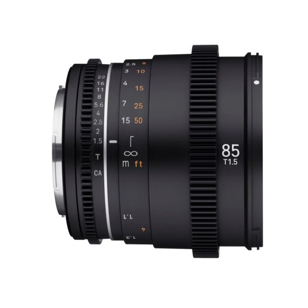 Samyang 85mm T1.5 MK2 Canon EF Full Frame VDSLR/Cine Lens - Image 5