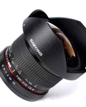 Samyang 8mm F3.5 Fisheye UMC II Nikon AE APS-C Camera Lens
