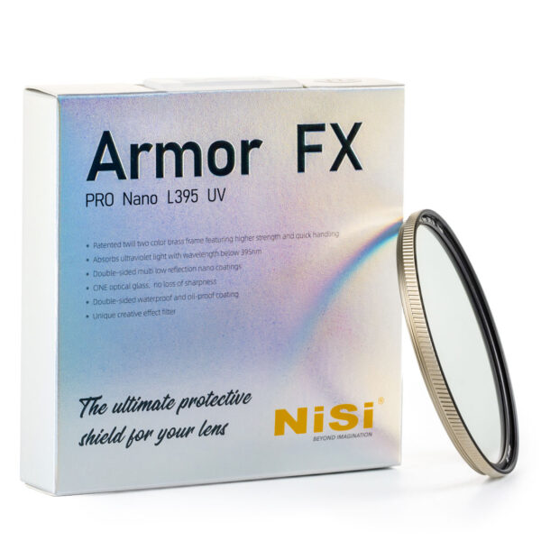 NiSi 67mm Armor FX PRO Nano L395 UV Protection Filter - Image 2