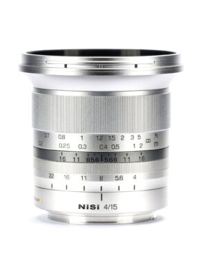 NiSi 15mm f/4 Sunstar Super Wide Angle Full Frame ASPH Lens in Silver (Canon RF Mount)