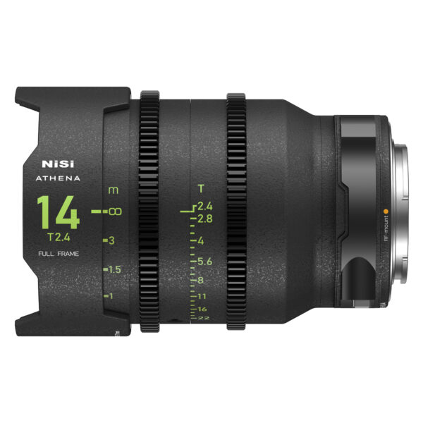 NiSi ATHENA PRIME Full Frame Cinema Lens Kit with 5 Lenses 14mm T2.4, 25mm T1.9, 35mm T1.9, 50mm T1.9, 85mm T1.9 + Hard Case (RF Mount) - Image 2