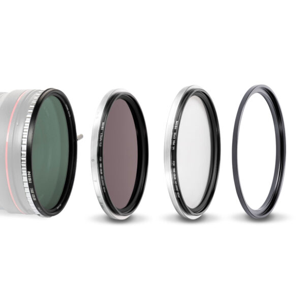 NiSi SWIFT 82mm VND Mist Kit 1-9 Stops (1-5 Stops VND, 4 Stop ND, Black Mist 1/4)