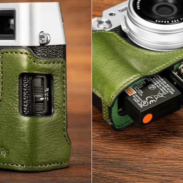 SmallRig Leather Half Case Kit for FUJIFILM X100VI (Green) 4701 - Image 10