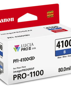 Canon PFI-4100 Blue Pigment Ink Tank (80mL)