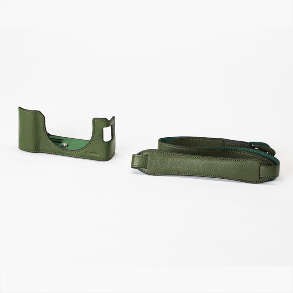 SmallRig Leather Half Case Kit for FUJIFILM X100VI (Green) 4701 - Image 2