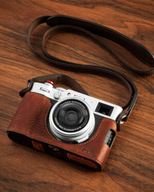 SmallRig Leather Half Case Kit for FUJIFILM X100VI (Brown) 4699